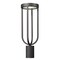 Z-Lite Leland Outdoor Post Mount Fixture, 1-Light, 7 In.W x 21 In.H, Sand Black/Sand Blast 5005PHM-BK-LED - alternate 1